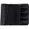 Astuccio in pelle PU per penne stilografiche, porta penne roller e a sfera, per