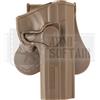 AMOMAX FONDINA SGANCIO RAPIDO RIGIDA POLIMERO CZ 75 SP-01 TAN DESERT SOFTAIR