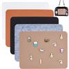 BENECREAT 5 pz 5 Colori inserti per Borsa Ita, Foglio Espositivo Porta Spilli Da 32x25cm per Espositore Spilli Ita Bag, Pacchetto di Decorazioni Fai Da Te per Finestre