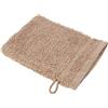 De Witte Lietaer Collection H - Set di 6 Guanti da Bagno di Cotone Beige Tortora 15 x 21 cm