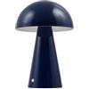 Lindby Lampada da tavolo a LED Nevijo (touch dimmer) con connettore USB, dimmerabile (moderno), in metallo blu (1 lampada), lampada da tavolo, lampada da comodino, lampada touch