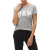 GAP Maglietta Classica da Donna con Logo, Grigio Melange, S
