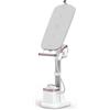 Tefal IXEO QT1811E0 - Piastra a vapore all-in-one con tavola multiposizione, uscita vapore fino a 80 g/min, getto di vapore da 200 g/min, tecnologia LED integrata, base rimovibile, colore: Bianco/Rosa
