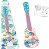 Lexibook, Disney Stitch, My first guitar for children, 6 nylon strings, 53 cm / 21'', Guide included, Blue, K200D