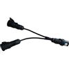 ELGA SPLITTER CEE IP54 CAVO FR2OR3G2,5MMQ SDOPPIO DA SPINA 16A 3 POLI 2P+T A 2 P