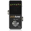 TC ELECTRONIC POLYTUNE 3 NOIR ACCORDATORE PER CHITARRA E BASSO A PEDALE CON BOOS