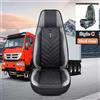 Cabriofit Coprisedile pelle universale camion/bus Scania Volvo DAF Renault Iveco