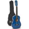 Music Alley Chitarra per Bambini Classica 30 Pollici con Custodia Blu Chitarra