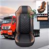 Cabriofit Coprisedile pelle universale camion/bus Scania Volvo DAF Renault Iveco