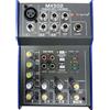 EXTREME MX502 MIXER 3 CANALI COMPATTO PER LIVE PHANTOM POWER +48V + CD TAPE IN E