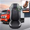 Cabriofit Coprisedile pelle universale camion/bus Scania Volvo DAF Renault Iveco