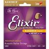 ELIXIR PHOSPHOR BRONZE EXTRA LIGHT 10-47 MUTA PER CHITARRA ACUSTICA