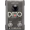 TC HELICON DITTO MIC LOOPER EFFETTO LOOPER A PEDALE PER VOCE