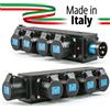 EXTREME POWERBOX NERO CIABATTA ALIMENTAZIONE PALCO MADE IN ITALY SPIA RETE INGRESSO SPIN