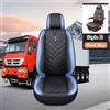 Cabriofit Coprisedile pelle universale camion/bus Scania Volvo DAF Renault Iveco