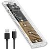 AXFEE Case SSD NVME USB 3.1 Gen 2 10Gbps UASP per NVMe PCIe M Key/M B Key 10Gbps