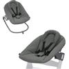 hauck Sdraietta e Riduttore per Seggiolone, Alpha Bouncer Premium Dark Grey