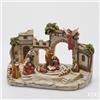EDG Enzo De Gasperi Diorama Presepe di Natale H 22,5 Cm L 34 Cm L 18 Cm Musica, Movimento e Led Multicolor