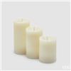 EDG Enzo De Gasperi Candela Led Soffio Natale H 15 Cm D 7,5 Cm IP20 Cf 3 Pz White