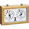 Chess - Orologio Da Scacchi - Analogico - Cassa In Legno Di Faggio