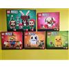 LEGO BrickHeadz Holiday Collection Completa 40349 40350 40351 40352 40353 Nuovi