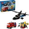 LEGO 60462 - LEGO CITY - ELICOTERO, AUTOPOMPA E SOTTOMARINO -NUOVO - SIGILLATO