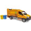 BRUDER 02682 - scala 1:16 - MB SPRINTER SMALTIMENTO RIFIUTI COMUNALI - NUOVO