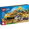 LEGO 60391-CITY-Camion da cantiere e gru con palla da demolizione-FUORI CATALOGO