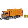BRUDER 03760 - scala 1:16 - CAMION DEI RIFIUTI MAN TGS CON 2 CASSONETTI - NUOVO