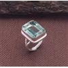 Anello Fatto A Mano In Argento Sterling 925 Con Pietra Aqua Apatite, 2 Mm C-67