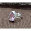 Anello Fatto A Mano In Argento 925 Con Kunzite Rosa, Misura C-50