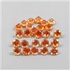 Naturale Ceylon Padparadscha Sapphire Loose Rotondo Gemma Cut Lotto 2.5mm -2 Pz