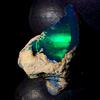AK GEMS AND JEWELLERY Etiope opal, Nero Fuoco opal gemstone Crudo, Natural opal rough 8.5 KT 15x15 MM