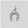 Gulino Gioielli Ciondolo oro bianco 18 kt "ferro di cavallo"/18kt gold pendant E.1091