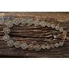 Collana Lungo Dorato Ottagono Strass Grigio Vintage Stile Matrimonio Great' EH7