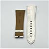 Pelle Pelle Cartier Tank Divan cinturino orologio pelle alligatore bianca KD74BN22 29/22 mm