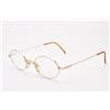 TAXI 2120 minimalist gold thin metal mini frames oval frame 90s