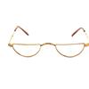OPO Half-Moon Gold Plated minimalist gold metal mini frames oval grandma frame