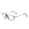 Ferrari black cyber narrow slim Eyeglasses FERRARI F47 Half-Frame Old Money Vintage 80s