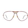 Ferrari occhiali FERRARI F12 Eyeglasses Aviatore Stile Oversized Red Eyewear Vintage 80s