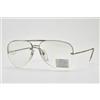 SAFILO minimalist silver lightweight metal pilot obsession eyeglasses vintage