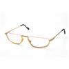 Ferrari gold narrow slim Eyeglasses FERRARI F16 Half-Frame Old Money Vintage 80s