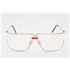 FERRARI F18 Gold Vintage Pilot Oversized Eyeglasses Old Money Glasses