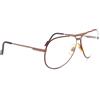 FERRARI F13 Pilot Eyeglasses Old Money Oversized Gold Vintage 80s Quiet Luxury