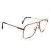 FERRARI F24 Pilot Eyeglasses Old Money Oversized Gold Vintage 80s Quiet Luxury