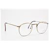 LES LUNETTES ESSILOR occhiali oro scuro ESSILOR UNIVERSITE 1008 001 48-22 BG Vintage 80S Unisex