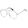 Marc Jacobs glasses MARC JACOBS Mark 168 Worldwide Fitting Metal Aviatore Silver Oversized