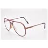 FERRARI F23 Pilot Eyeglasses Old Money Oversized Red Vintage 80s Quiet Luxury