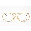 casanova eyeglasses vintage CASANOVA eyewear LC-17 24Kt GP Crazy Oval Frame Boho 1990s