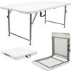 Harbour Housewares Tavolo Pieghevole Regolabile in Altezza 120 cm